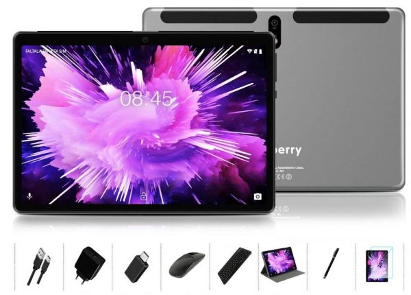 Meberry M7 Tablet Android 10 HD 4Gb 64Gb 8000mAh Doble SIM Funda Teclado Raton Lapiz